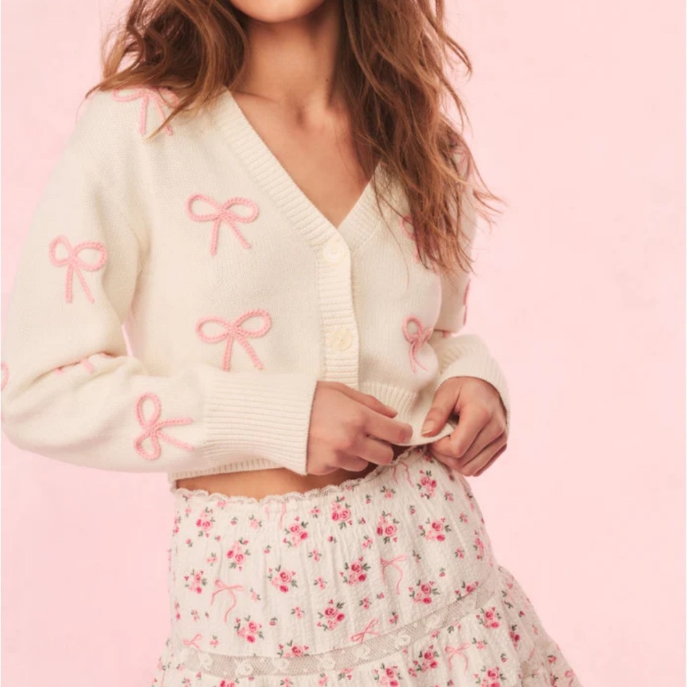 LOVESHACKFANCY SWEATER CARDIGAN - Picture 7 of 7
